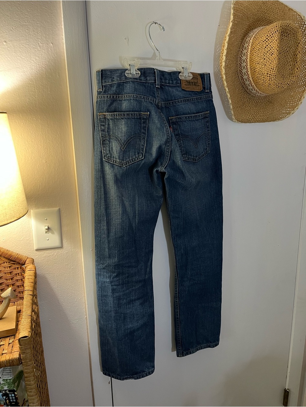 Levi's Dark Blue Straight-Leg Jeans